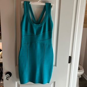 Guess by Marciano Teal body con Dress
